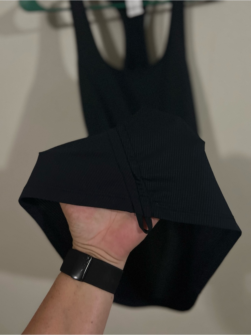 Fabletics Black Racerback Performance Tank size M - Picture 3 of 6